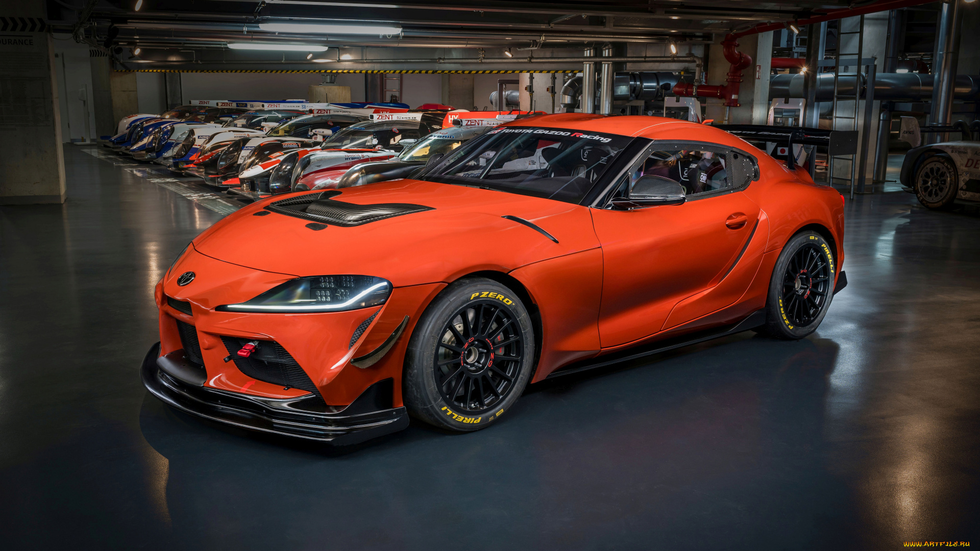toyota, gr, supra, gt4, 100, edition, 2023, автомобили, toyota, gr, supra, gt4, 100, edition, 2023, оранжевый, спортивная, тойота