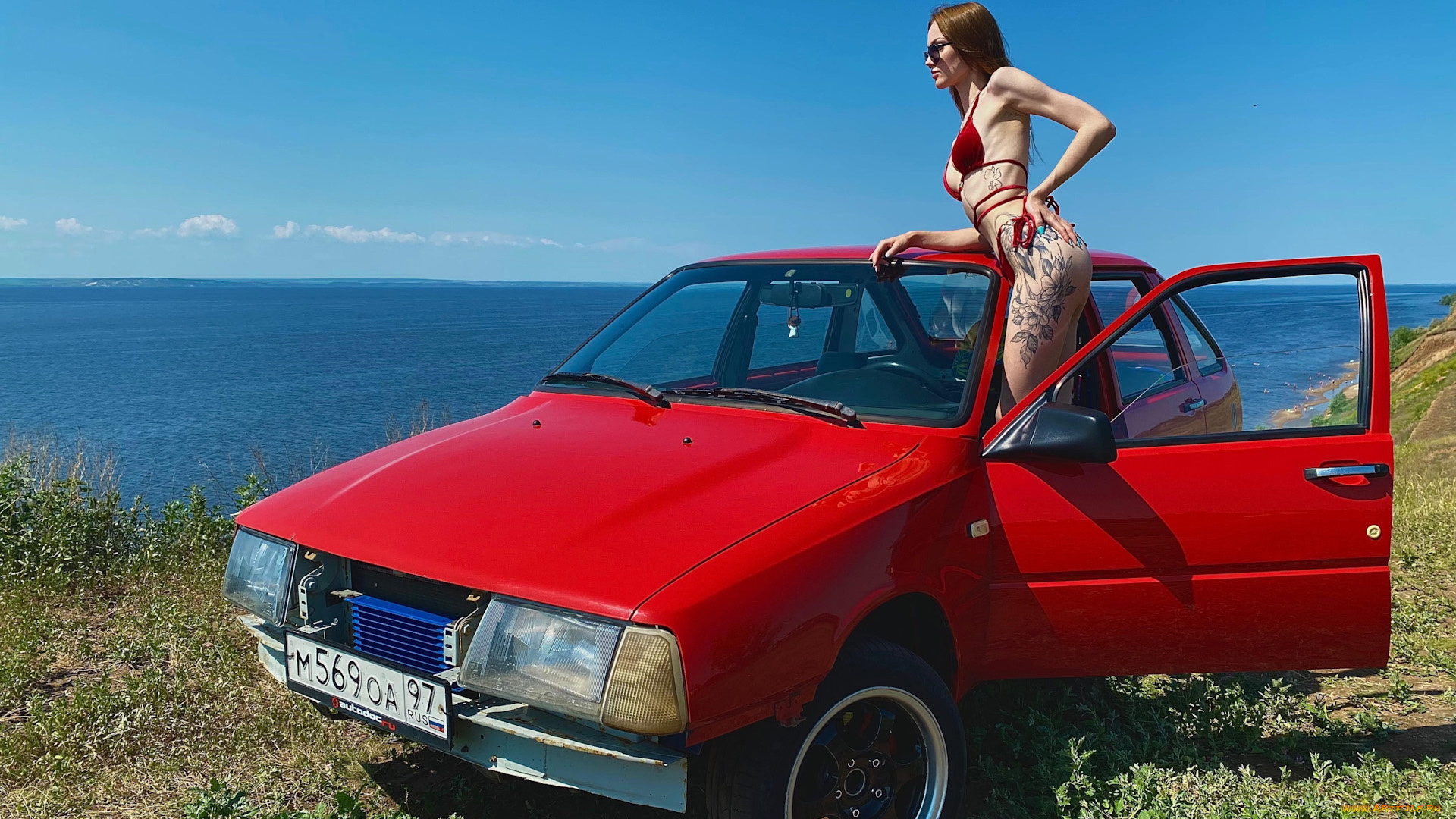 автомобили, -авто, с, девушками, иж, 2126