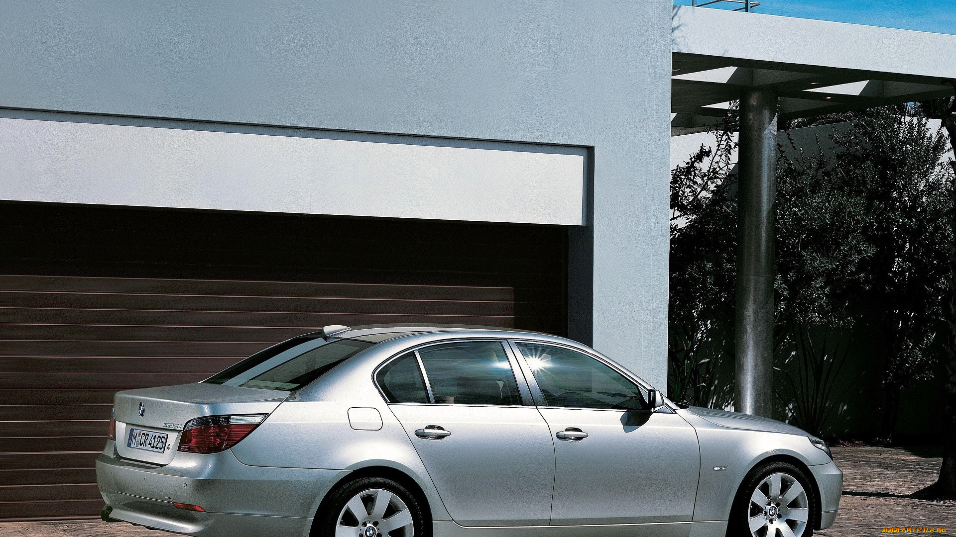 автомобили, bmw, серебристый, дом
