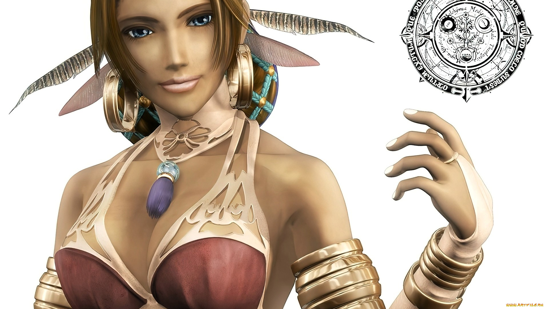 видео, игры, shadow, hearts, , covenant, девушка, серьги, браслеты