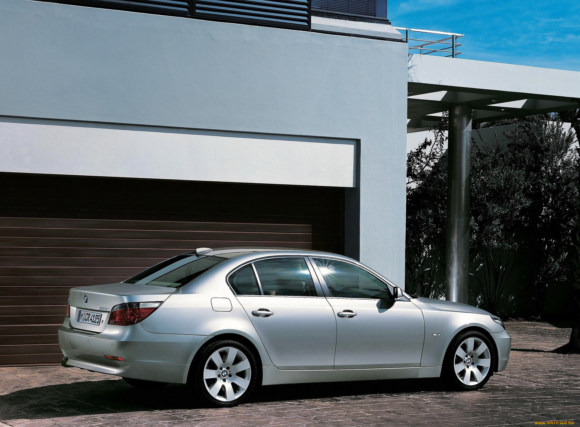 автомобили, bmw, серебристый, дом