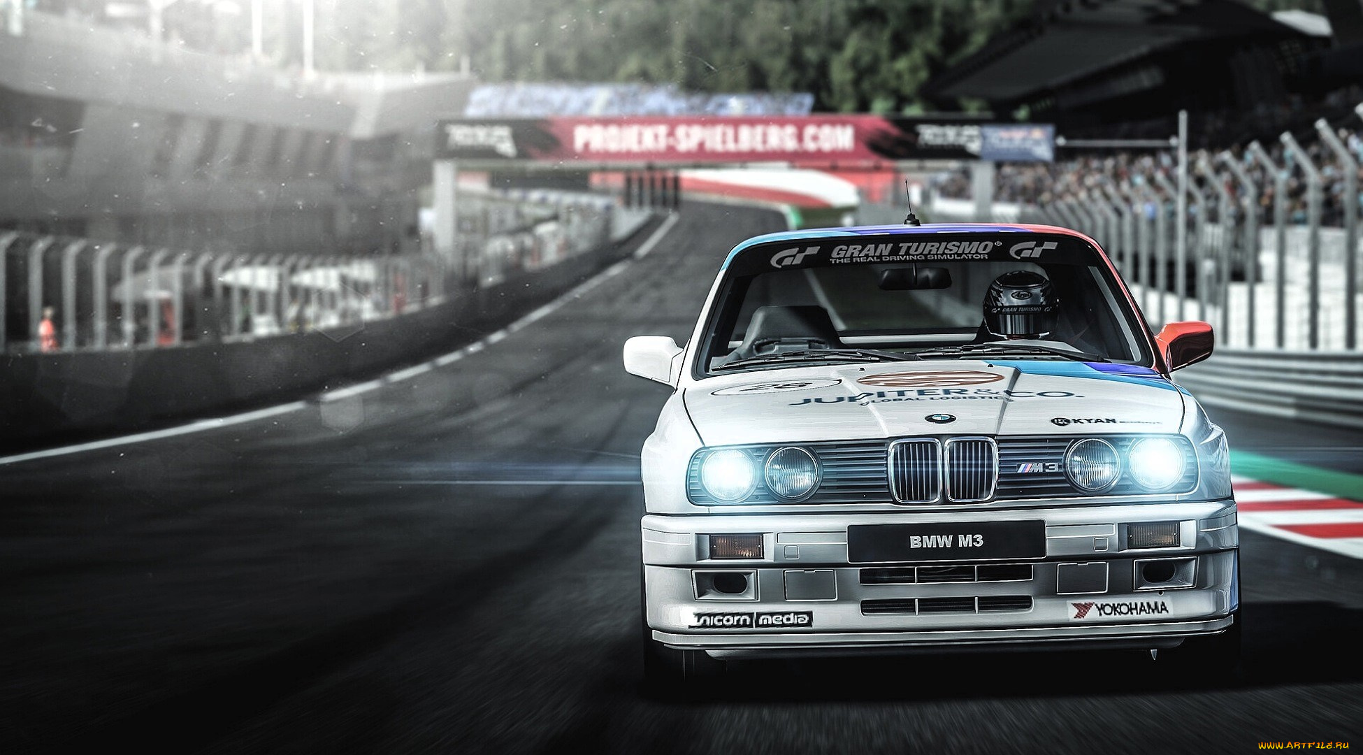 bmw, m3, автомобили, bmw, белый, стадион, трек, дорога