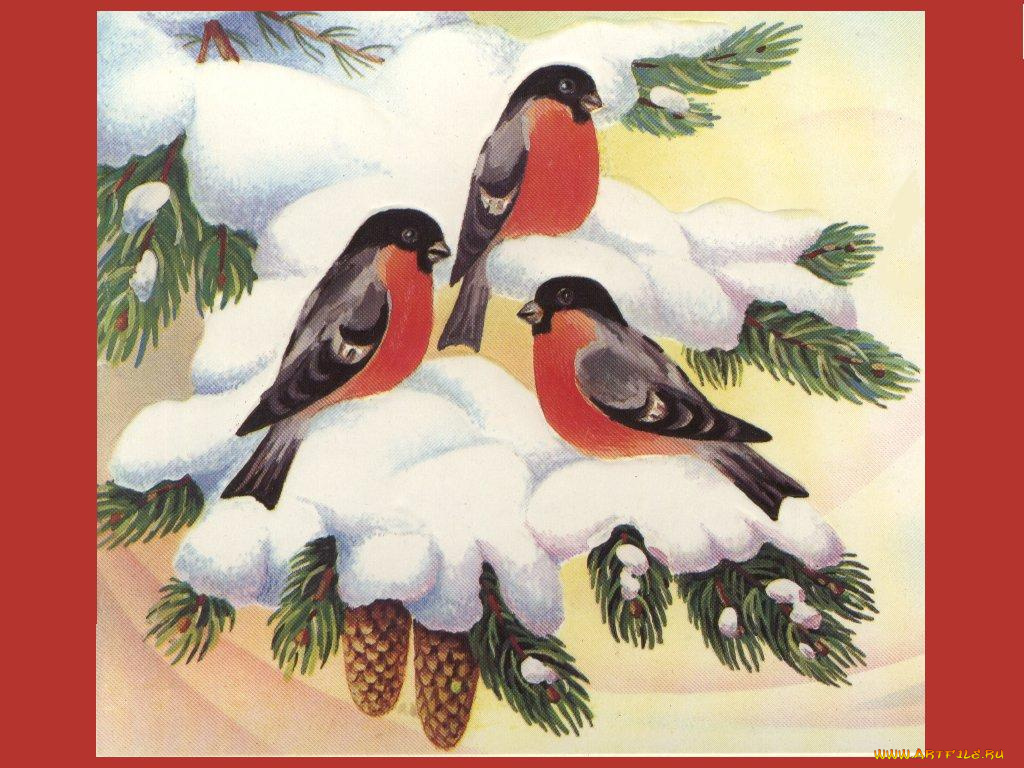 праздничные, рисованные