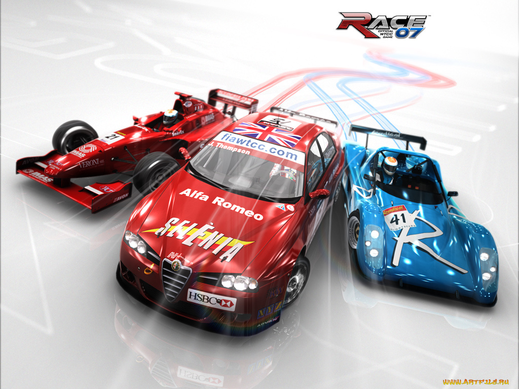 race07, видео, игры, race, 07, official, wtcc, game
