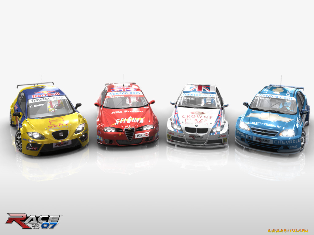 race07, видео, игры, race, 07, official, wtcc, game