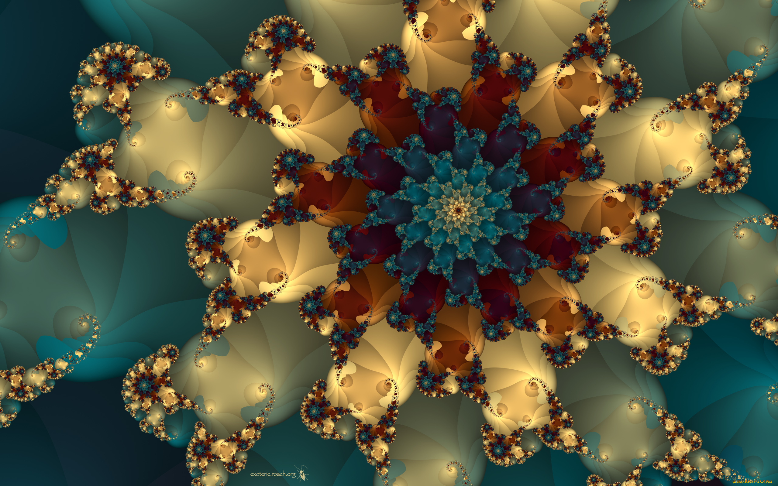 3д, графика, fractal, фракталы