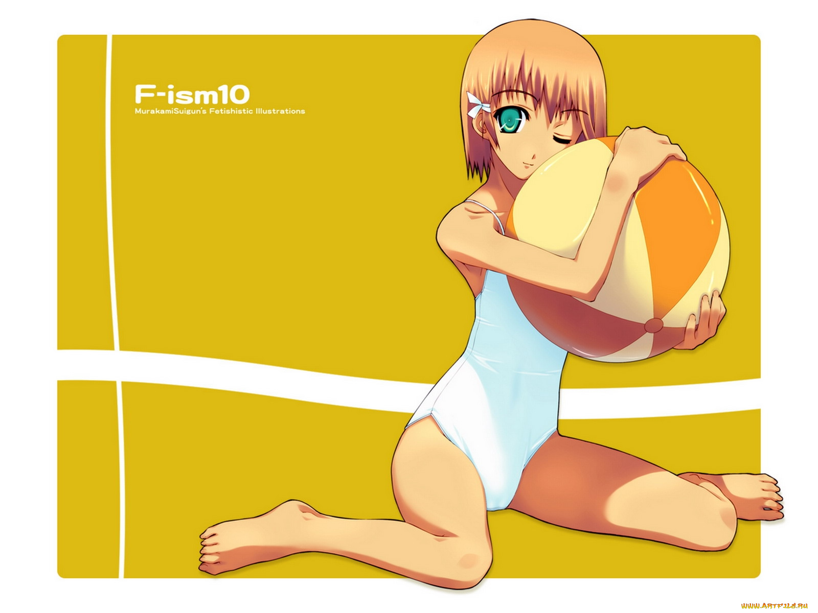 аниме, silvery, white