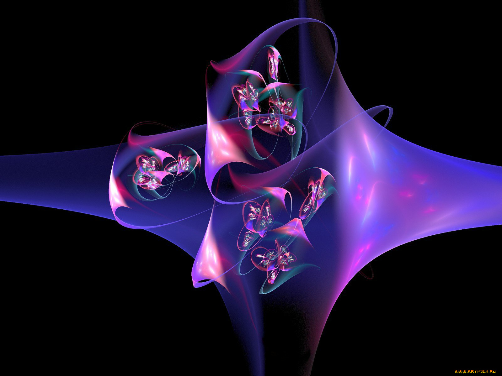 3д, графика, fractal, фракталы, абстракция, узор