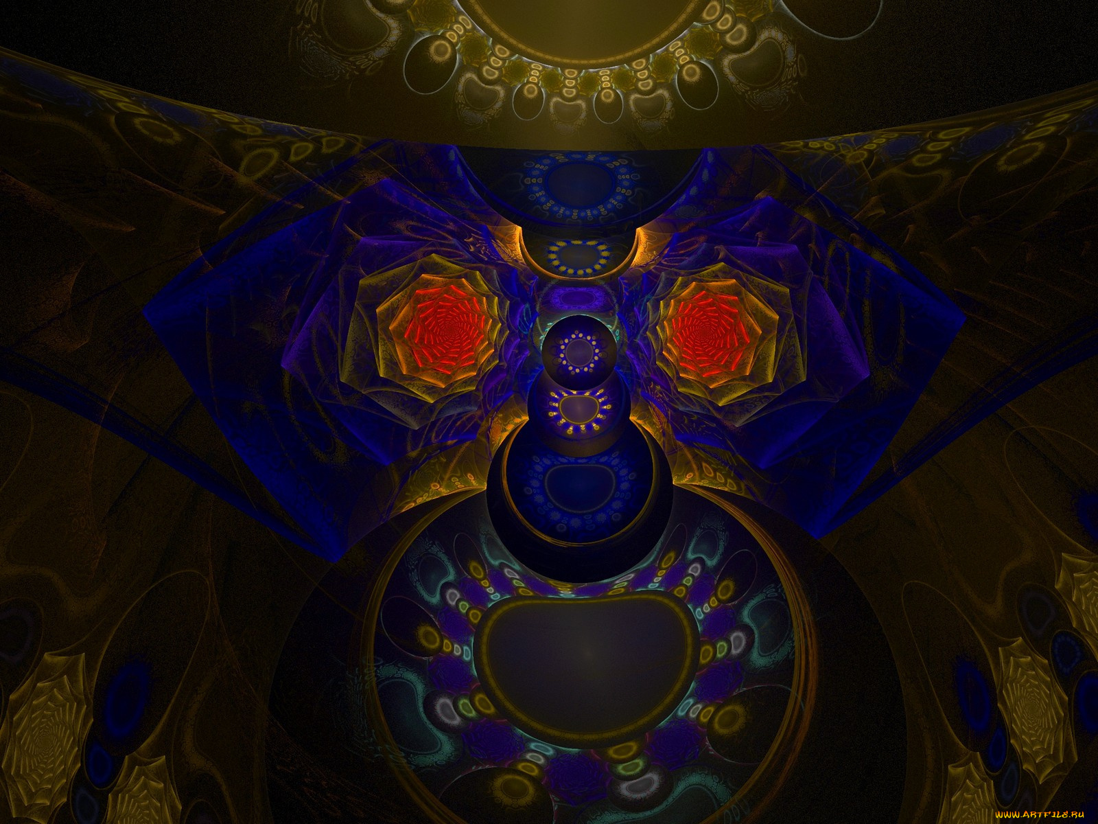 3д, графика, fractal, фракталы, абстракция, узор