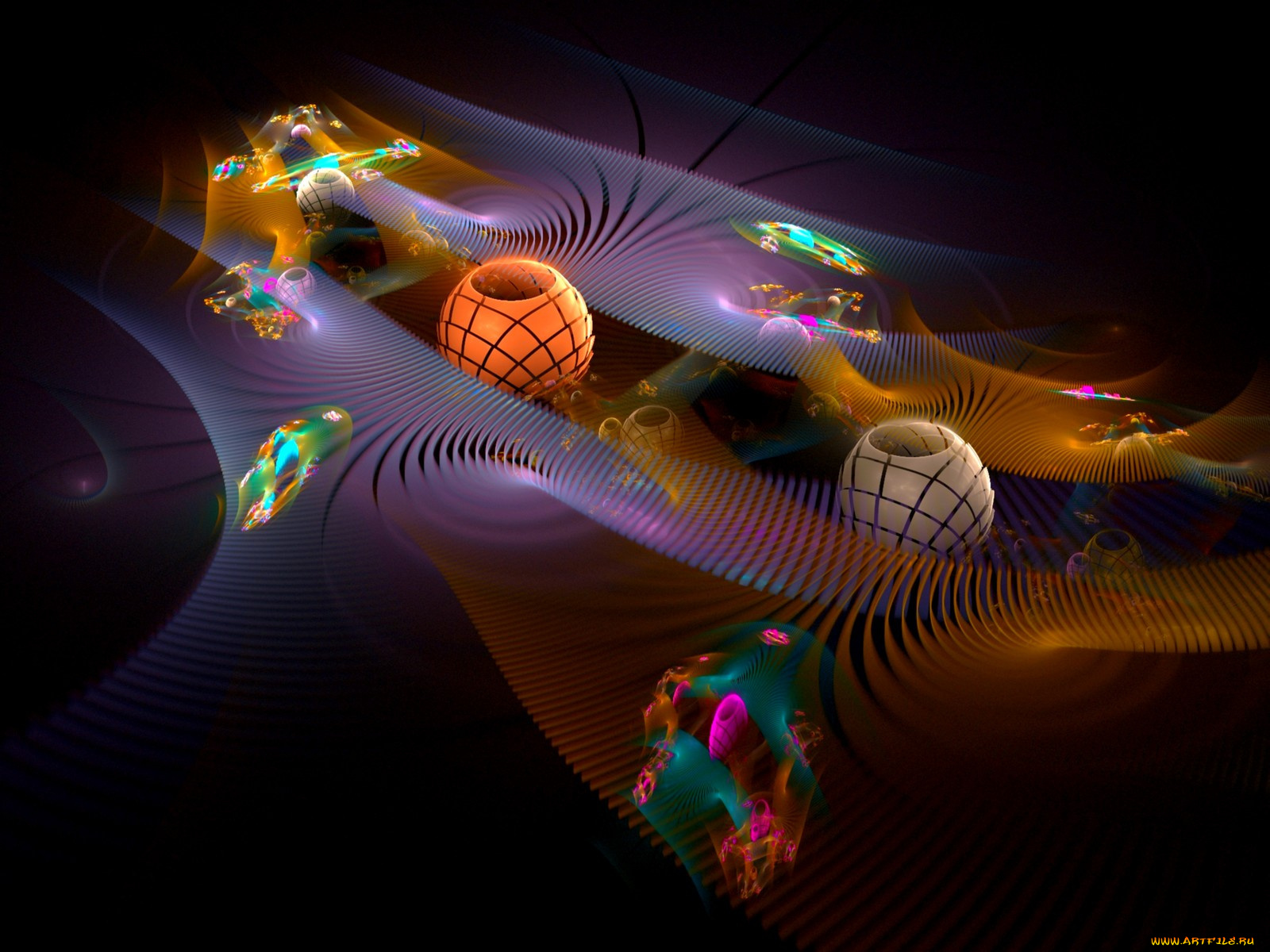 3д, графика, fractal, фракталы, узор, абстракция