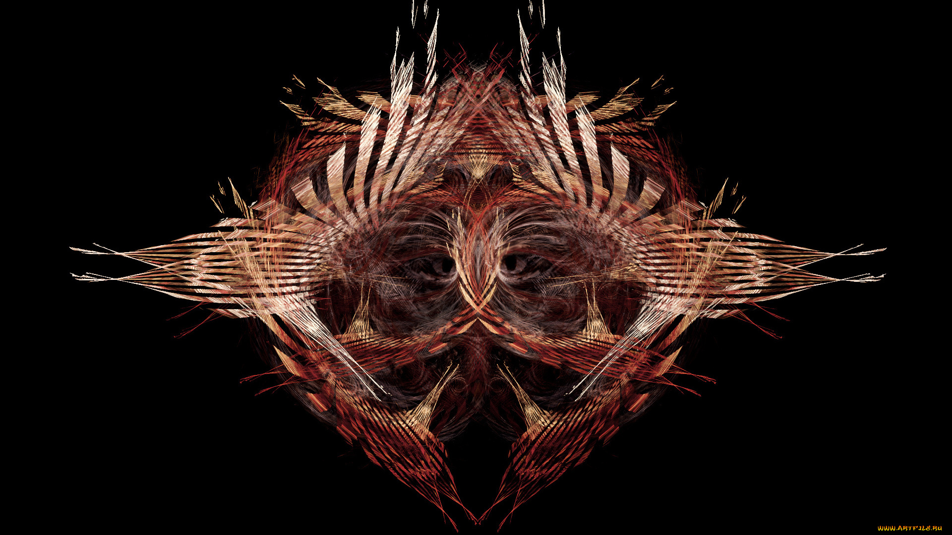 3д, графика, fractal, фракталы, узор, абстракция, тёмный