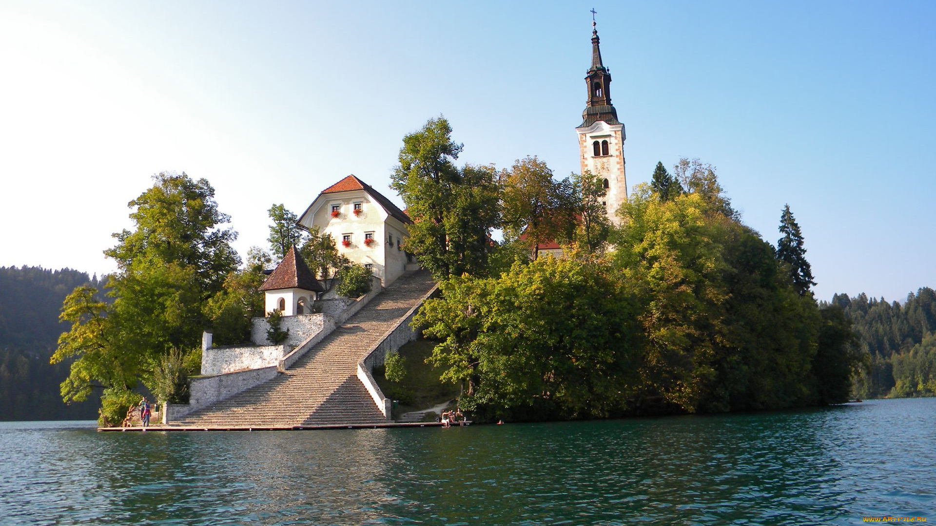 assumption, of, mary, pilgrimage, church, lake, bled, slovenia, города, блед, словения