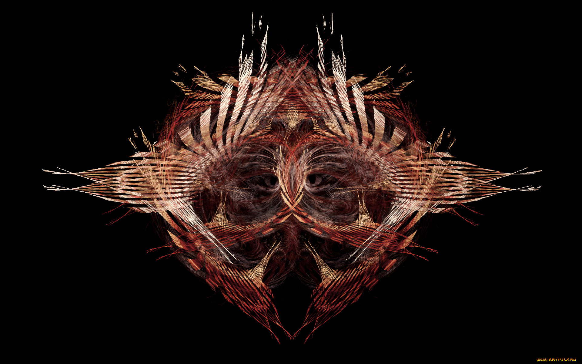 3д, графика, fractal, фракталы, узор, абстракция, тёмный