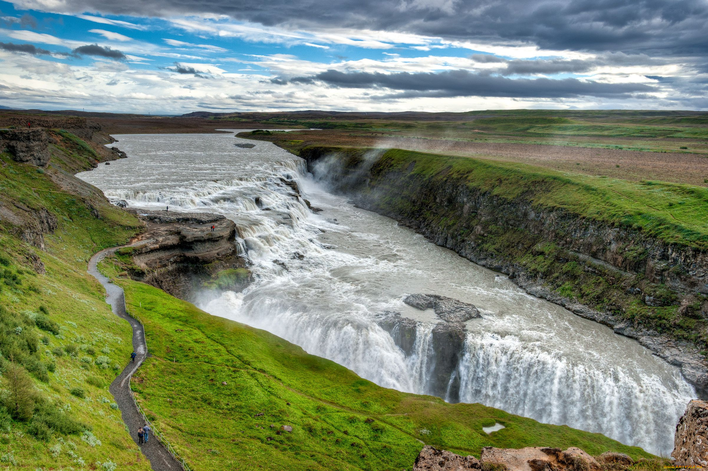 природа, реки, озера, река, водопад