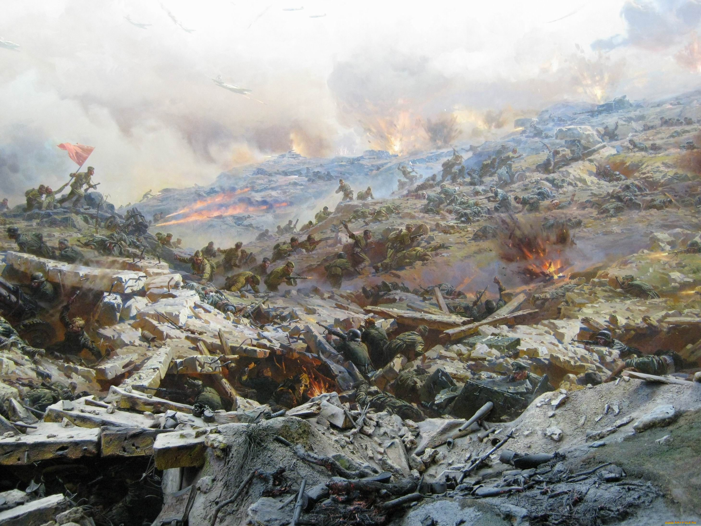 рисованные, армия, война