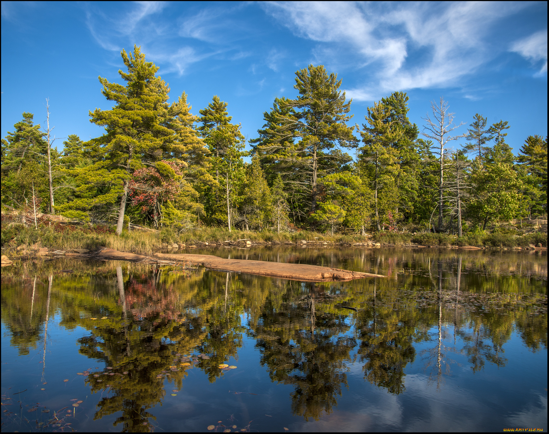 природа, реки, озера, отражение