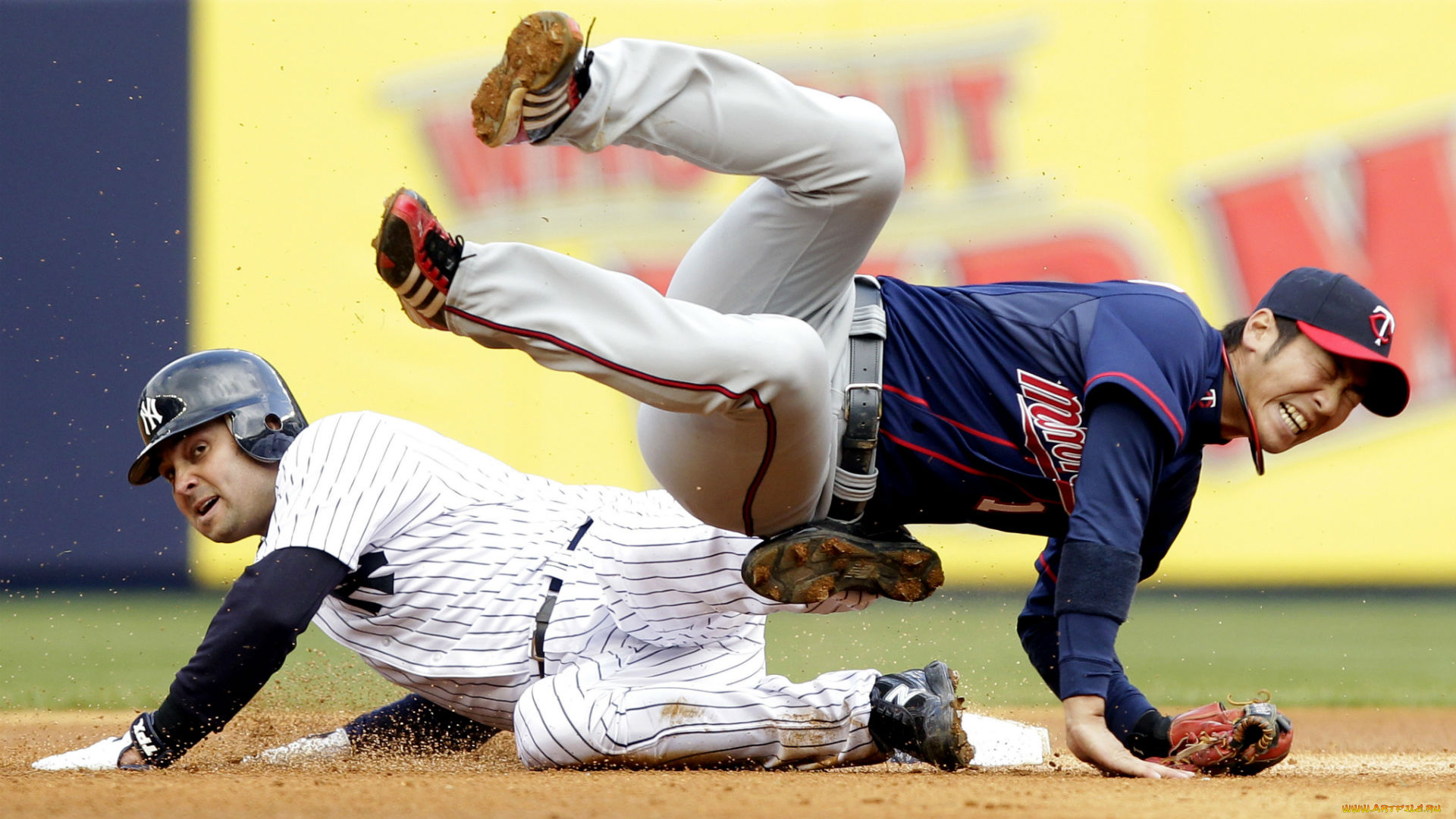 2012, mlb, playoffs, спорт, бейсбол, на, базе, игроки, стадион