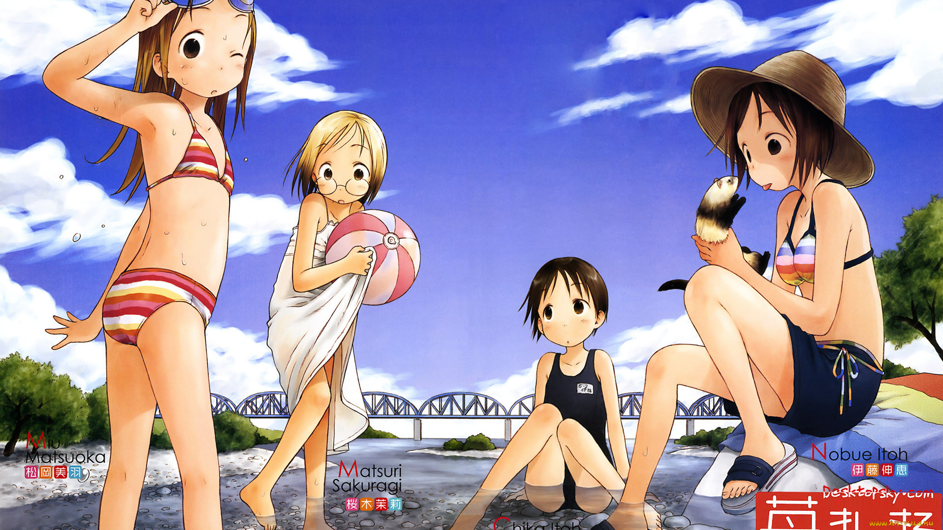 аниме, ichigo, mashimaro, девушки