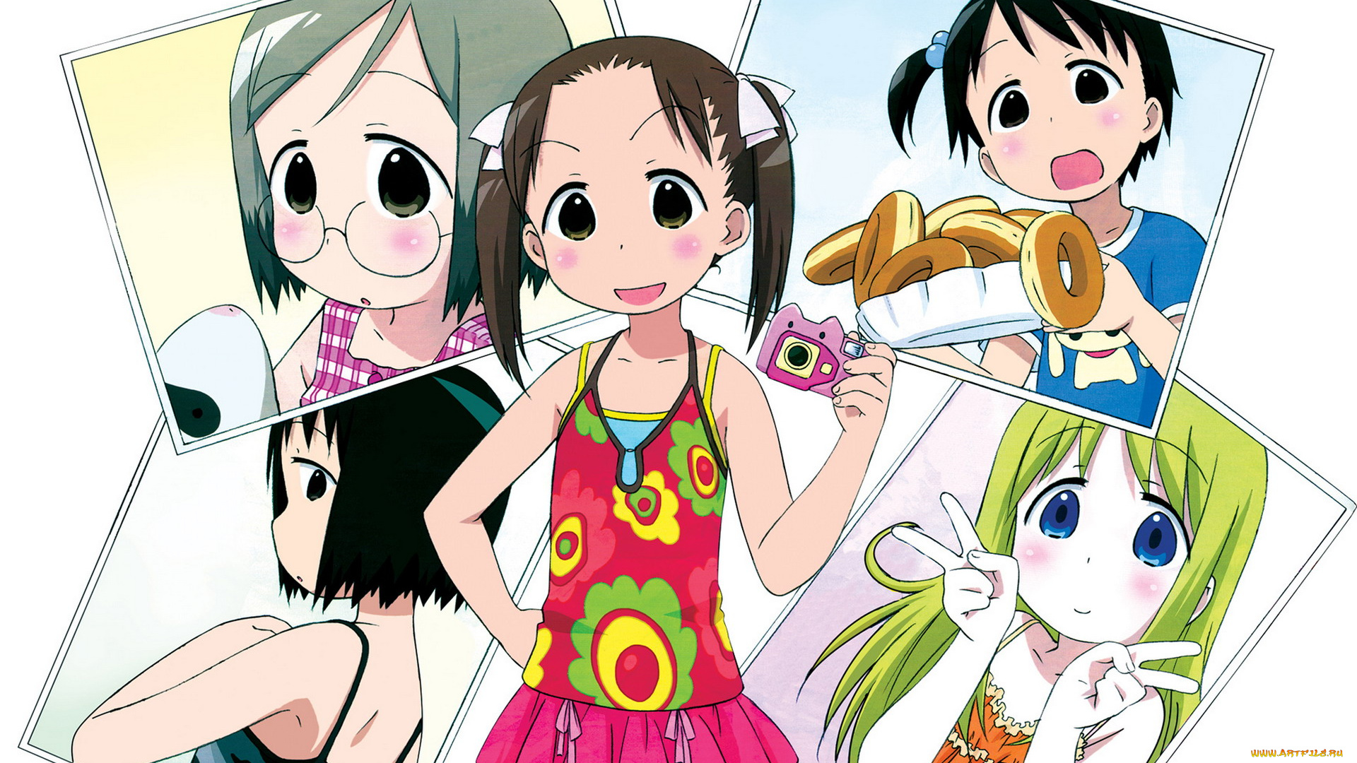 аниме, ichigo, mashimaro, девушки