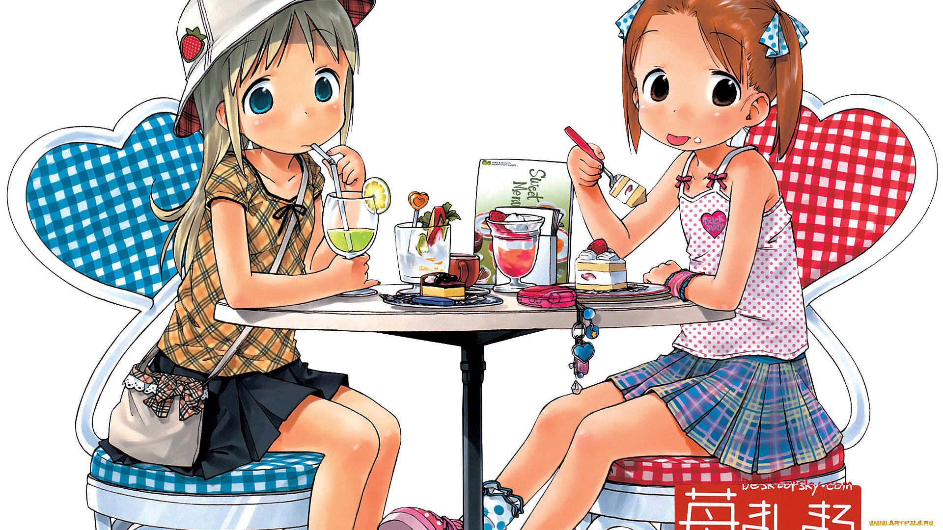 аниме, ichigo, mashimaro, девушки