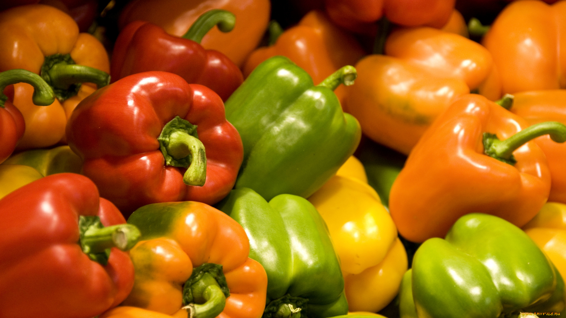еда, перец, разноцветный