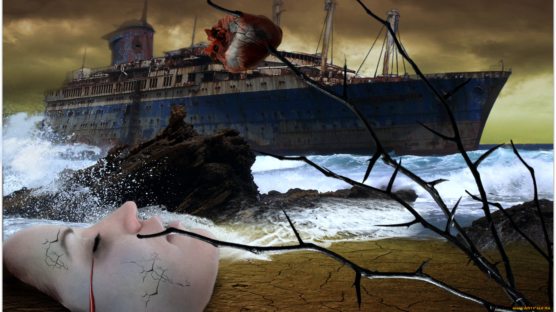 фэнтези, другое, судно, море