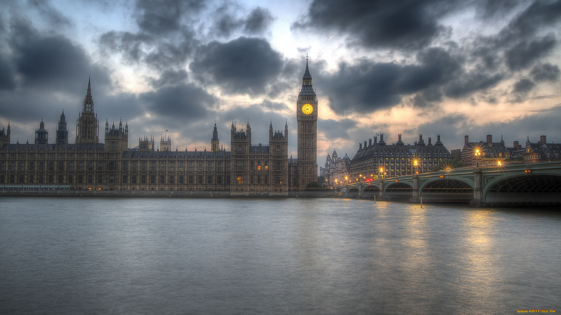 города, лондон, великобритания, парламент