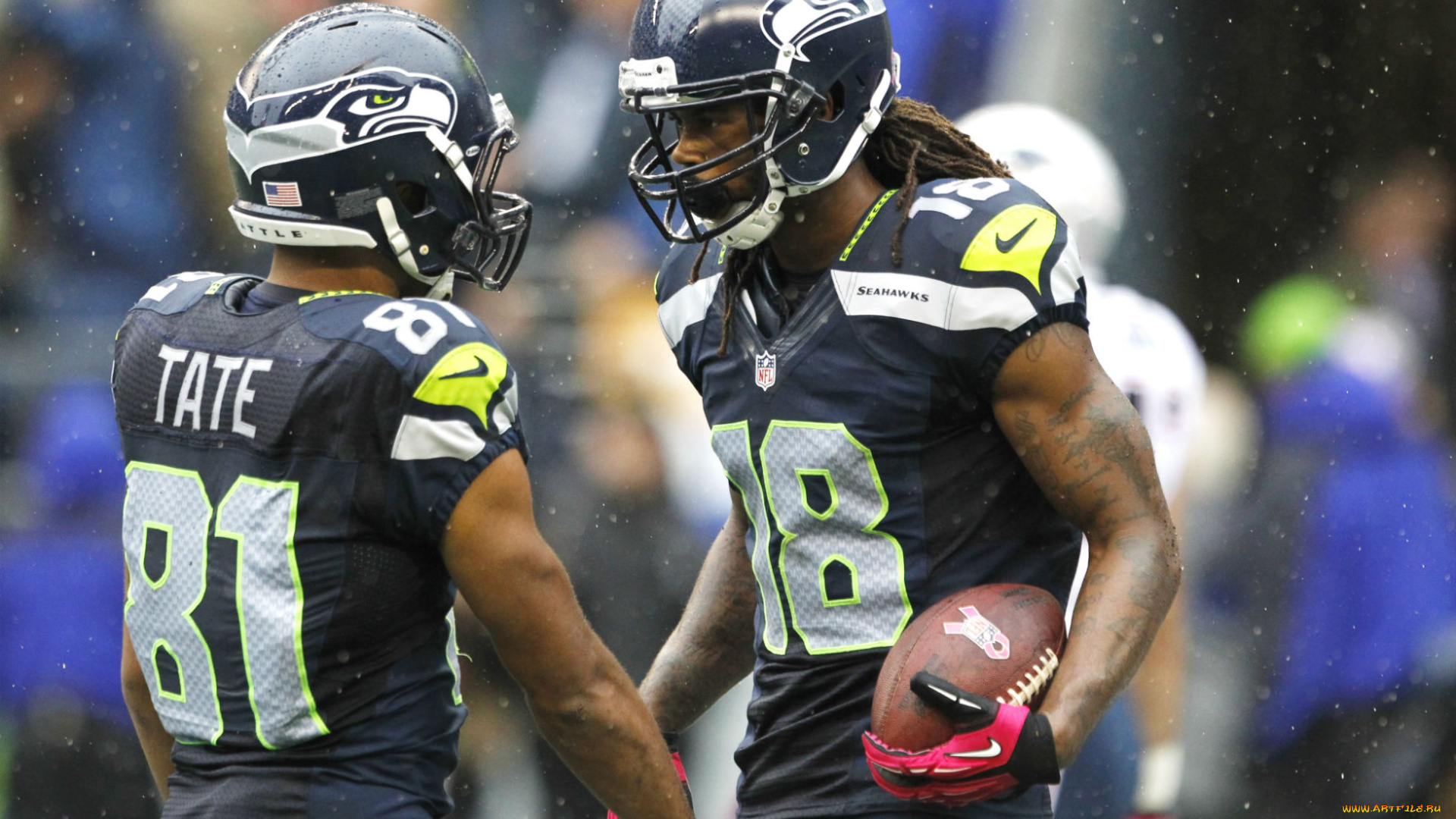 seahawks, 2012, спорт, американский, футбол, матч, игроки, мяч, борьба