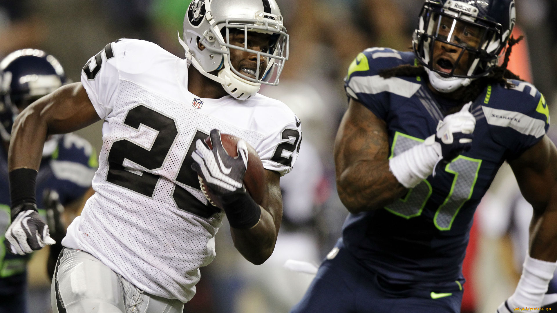 seattle, seahawks, 2011, спорт, американский, футбол, борьба, игроки, мяч, матч