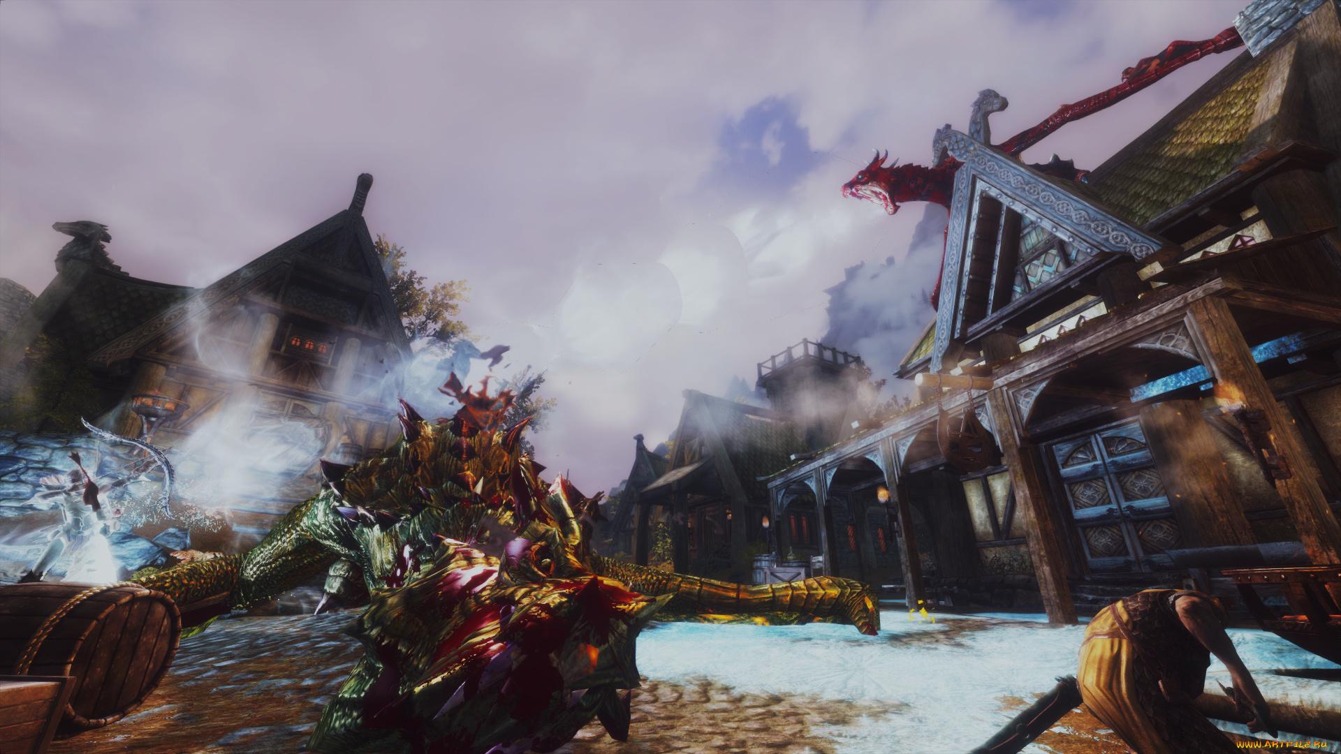 the, elder, scrolls, skyrim, видео, игры, v