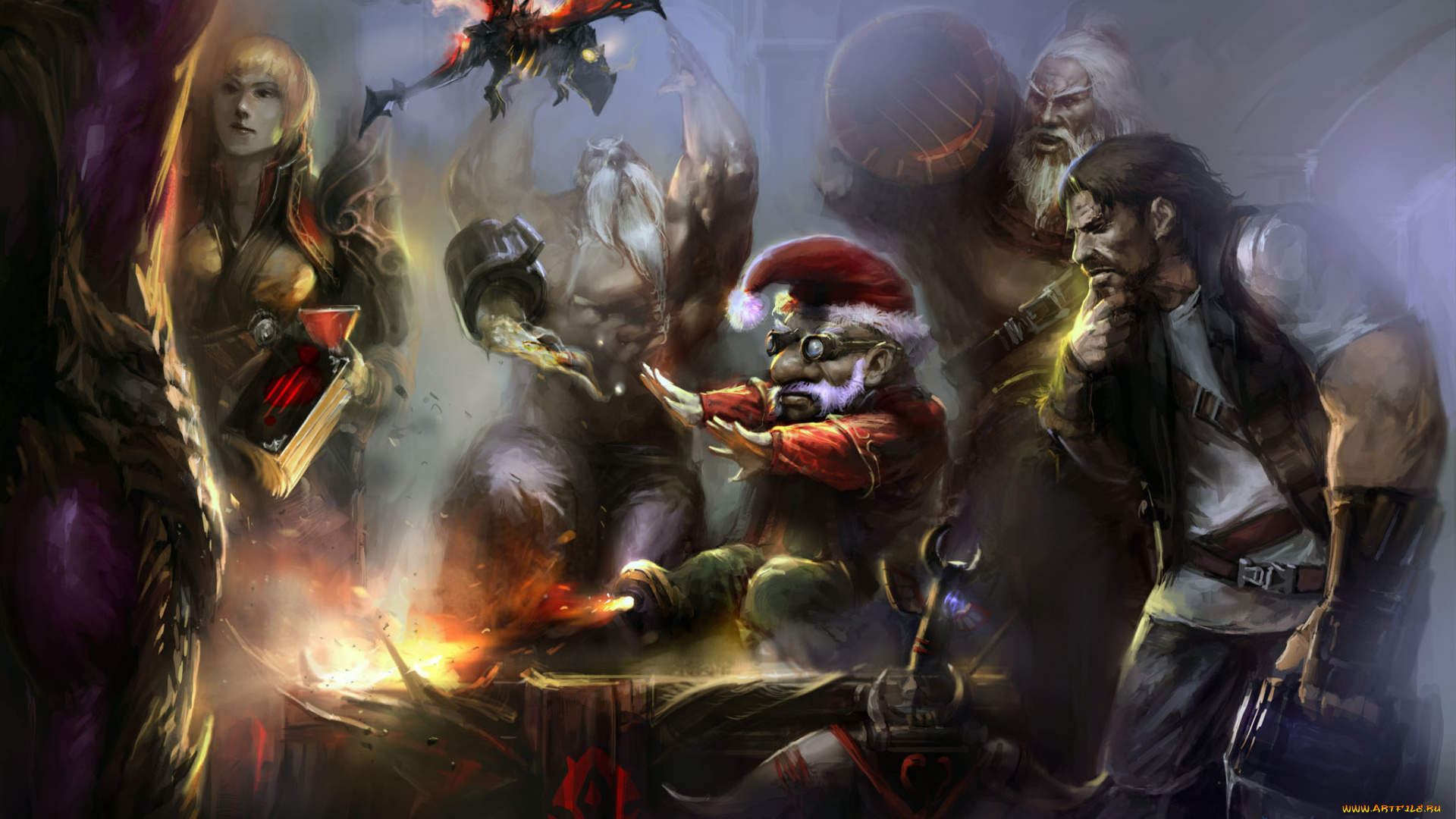 world, of, warcraft, видео, игры, blizzard, фан-арт