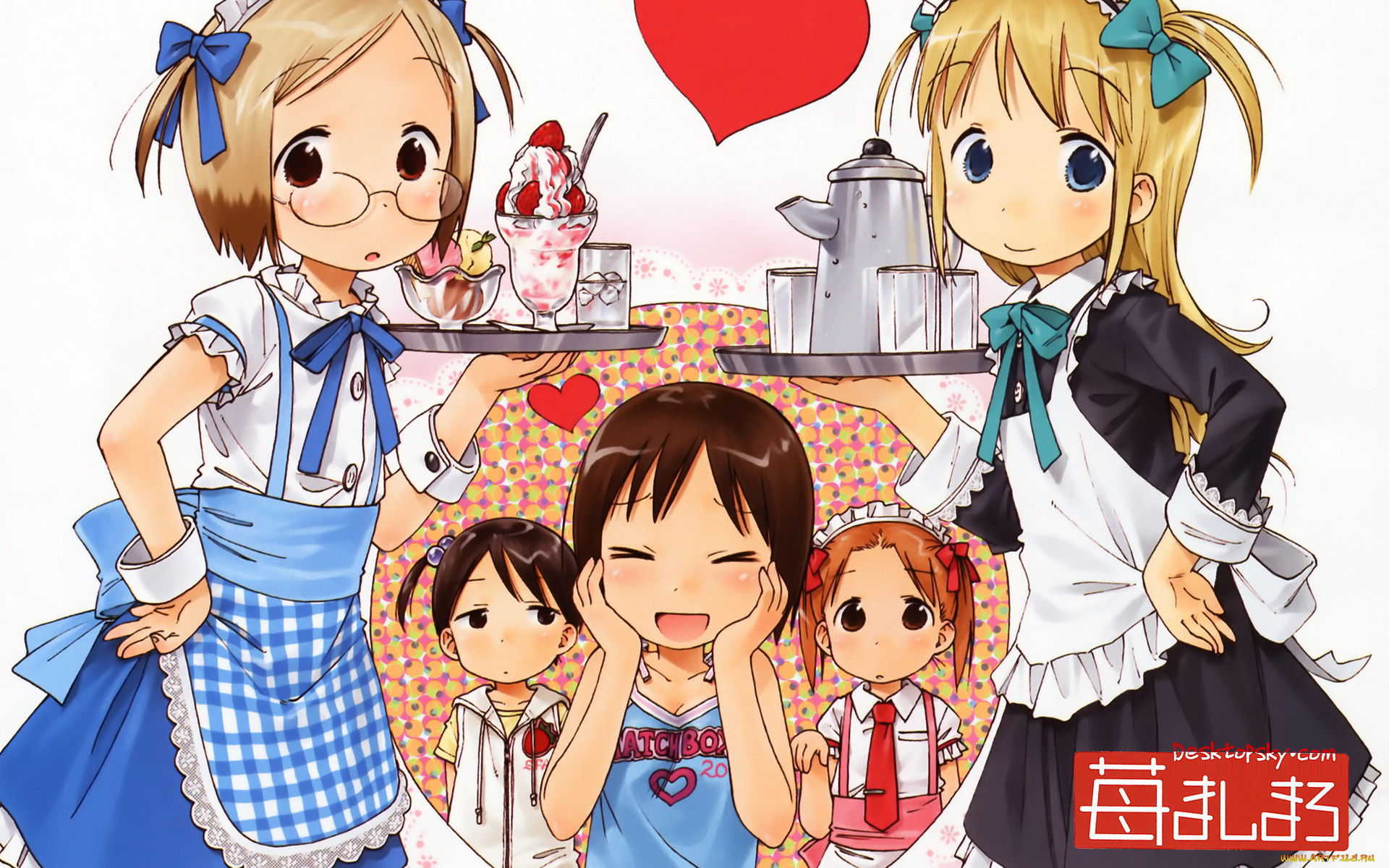 аниме, ichigo, mashimaro, девушки