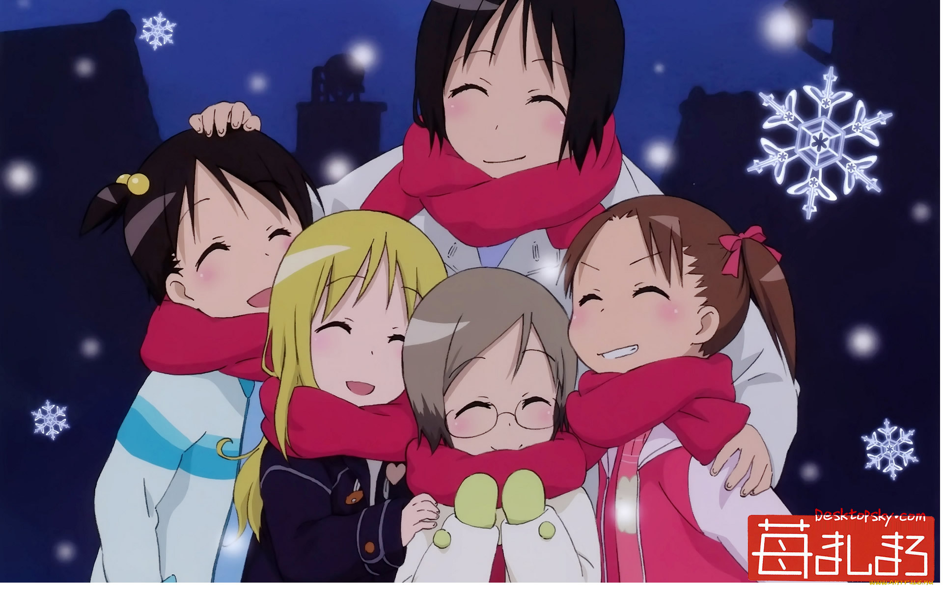 аниме, ichigo, mashimaro, девушки