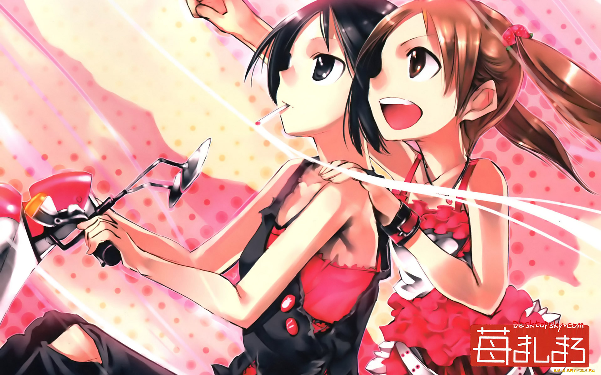 аниме, ichigo, mashimaro, девушки