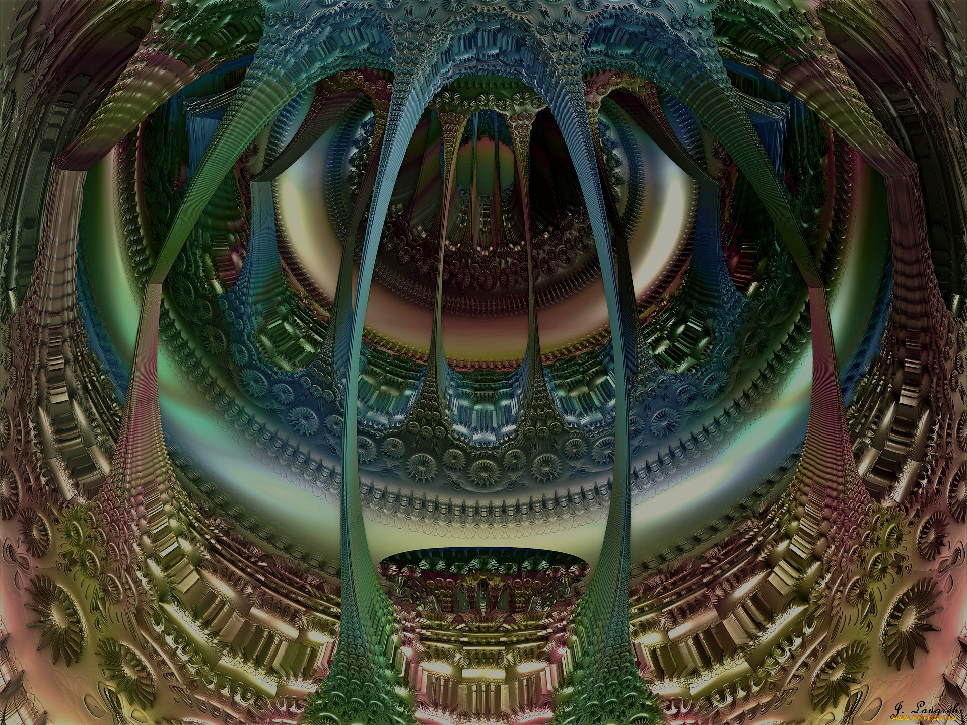 3д, графика, fractal, фракталы, фрактал