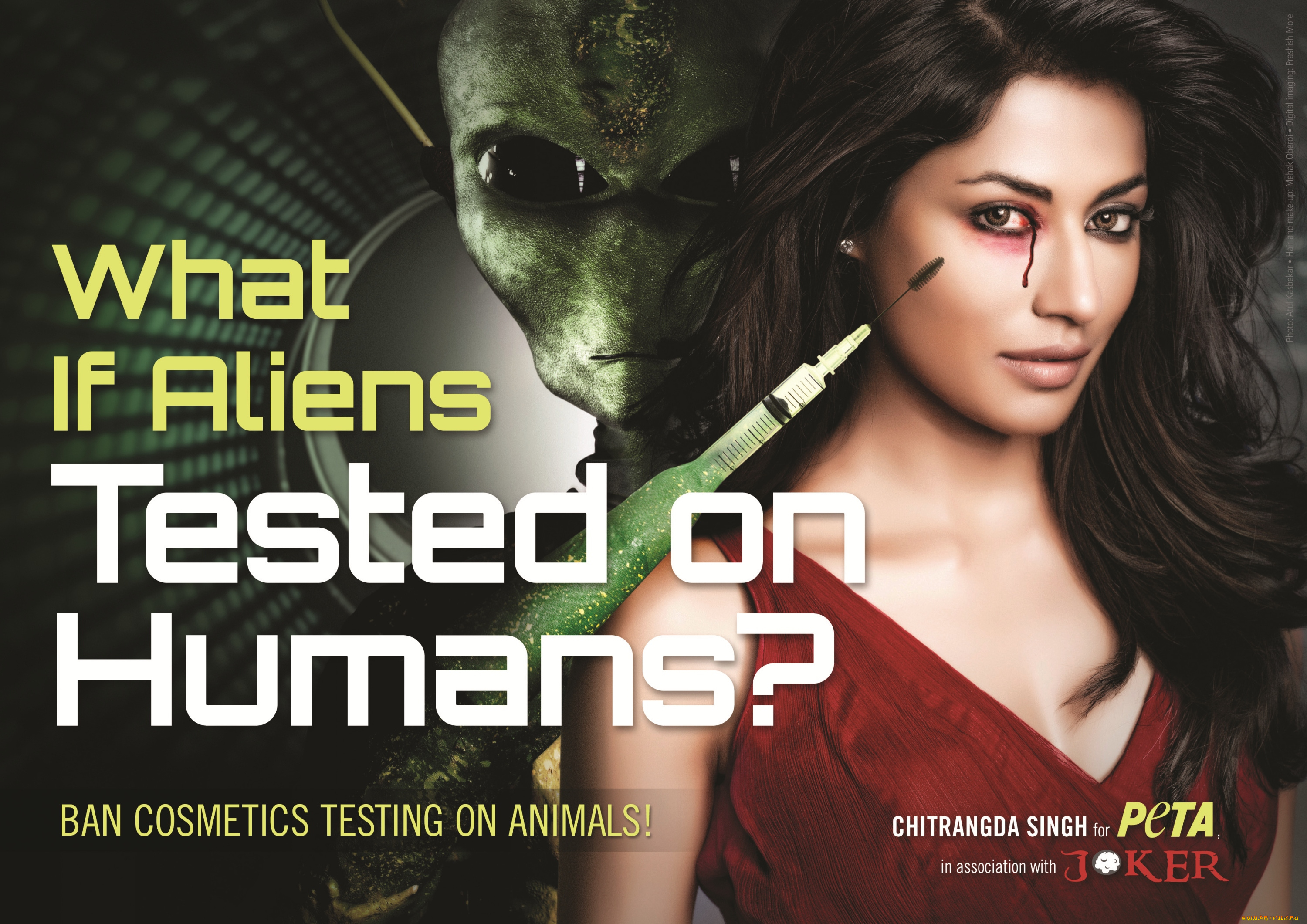 бренды, peta, people, for, the, ethical, treatment, of, animals, инопланетянин, шприц, опыт, девушка