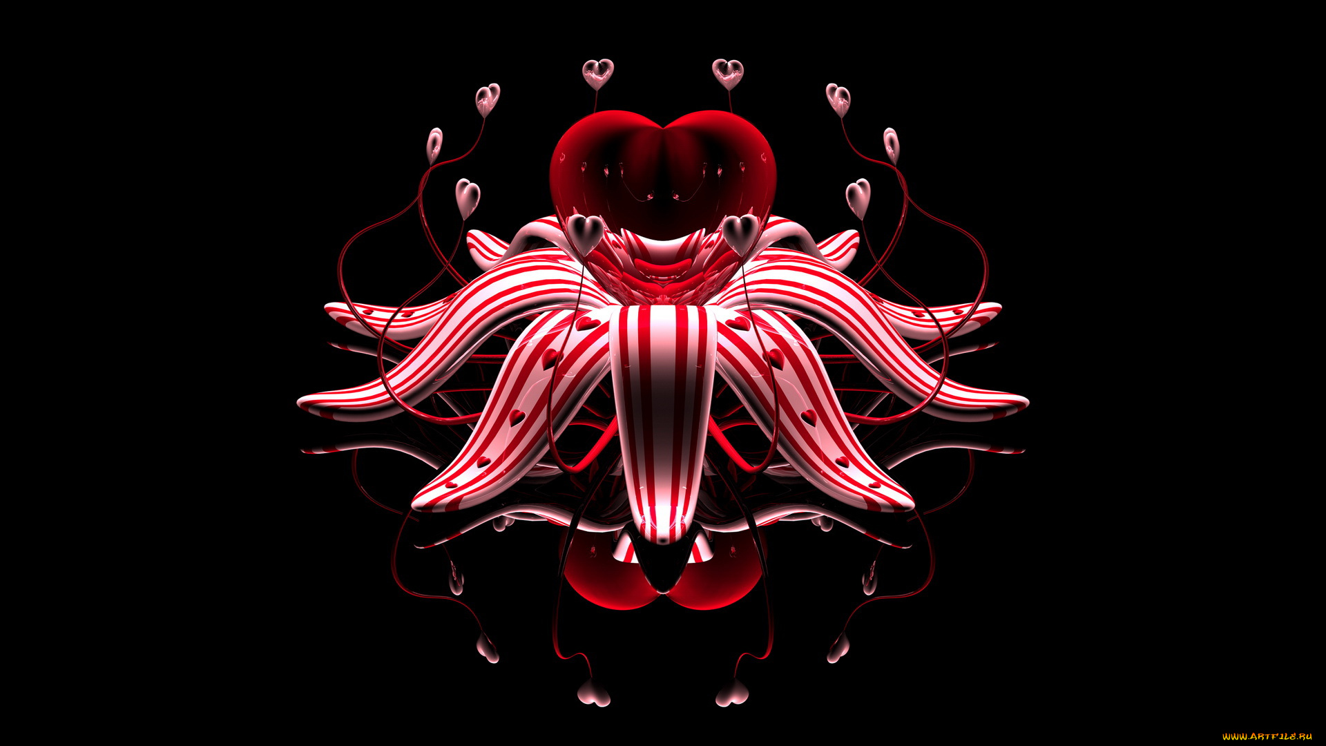 3д, графика, romance, сердечко