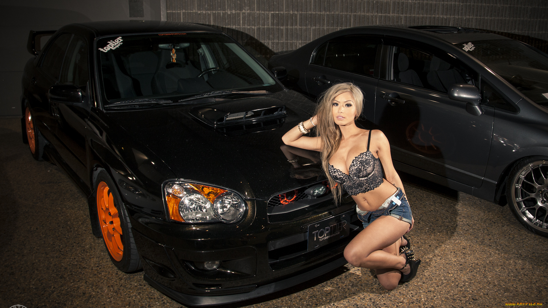 автомобили, авто, девушками, donnah, pham, subaru, wrx