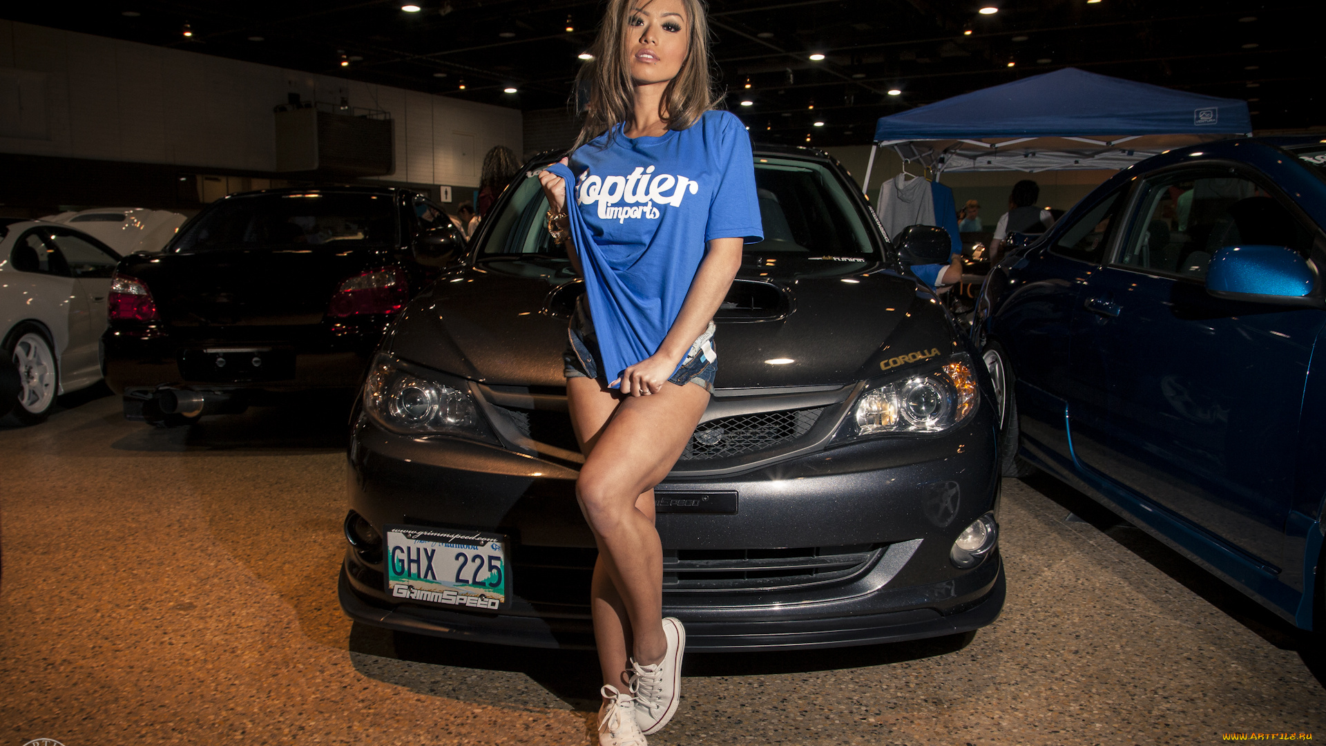 автомобили, авто, девушками, donnah, pham, subaru, wrx