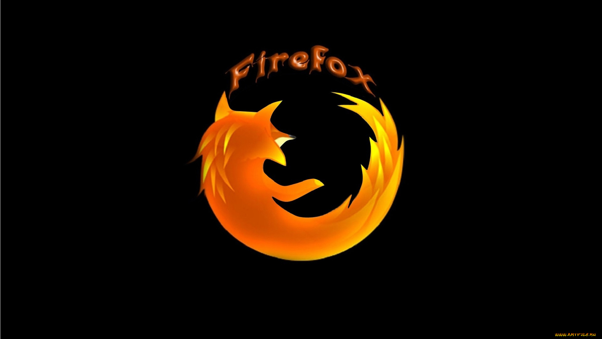 компьютеры, mozilla, firefox, логотип, лиса