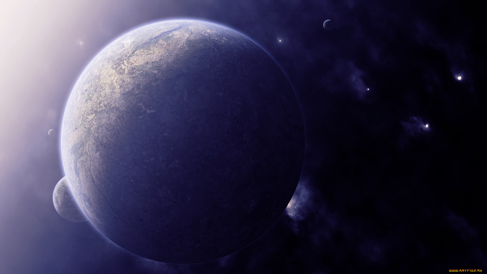 космос, арт, планеты