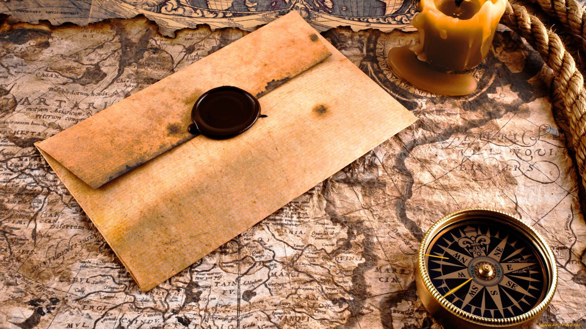разное, глобусы, карты, свеча, канат, компас, карта