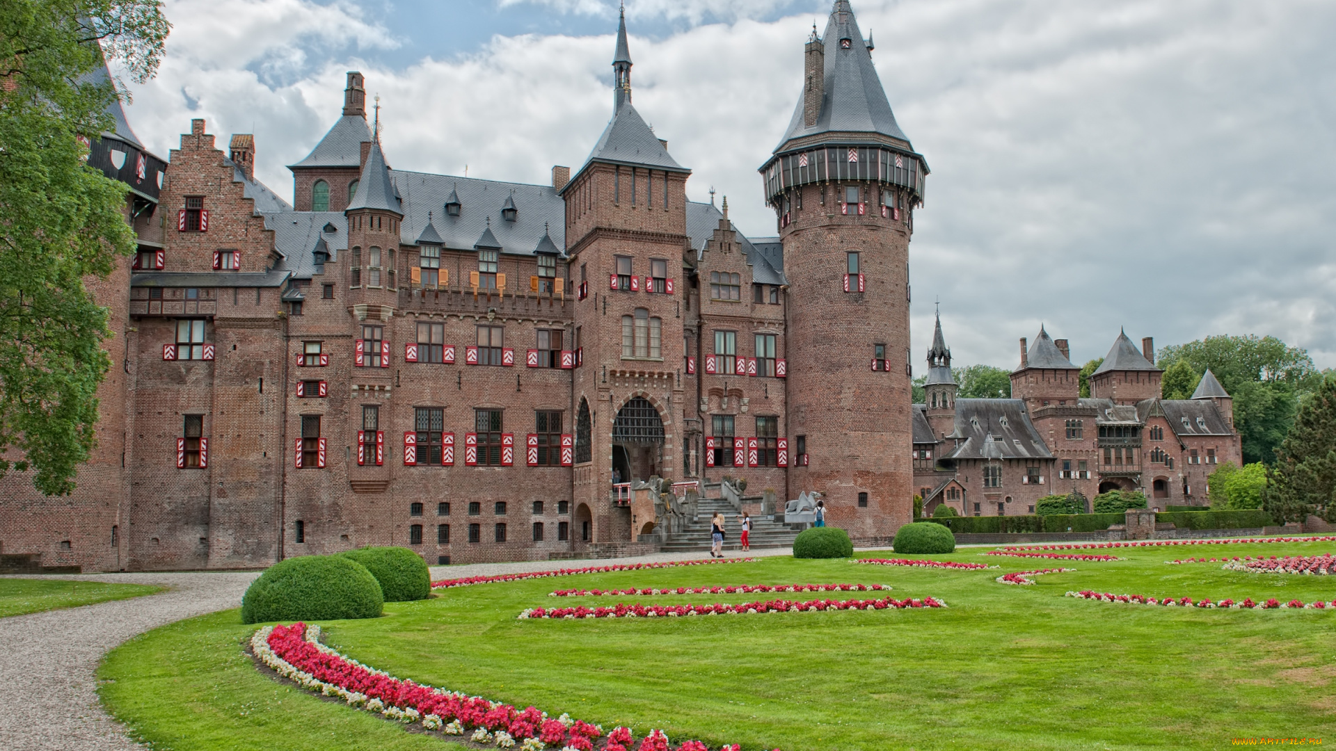 замок, де, хаар, голландия, города, дворцы, замки, крепости