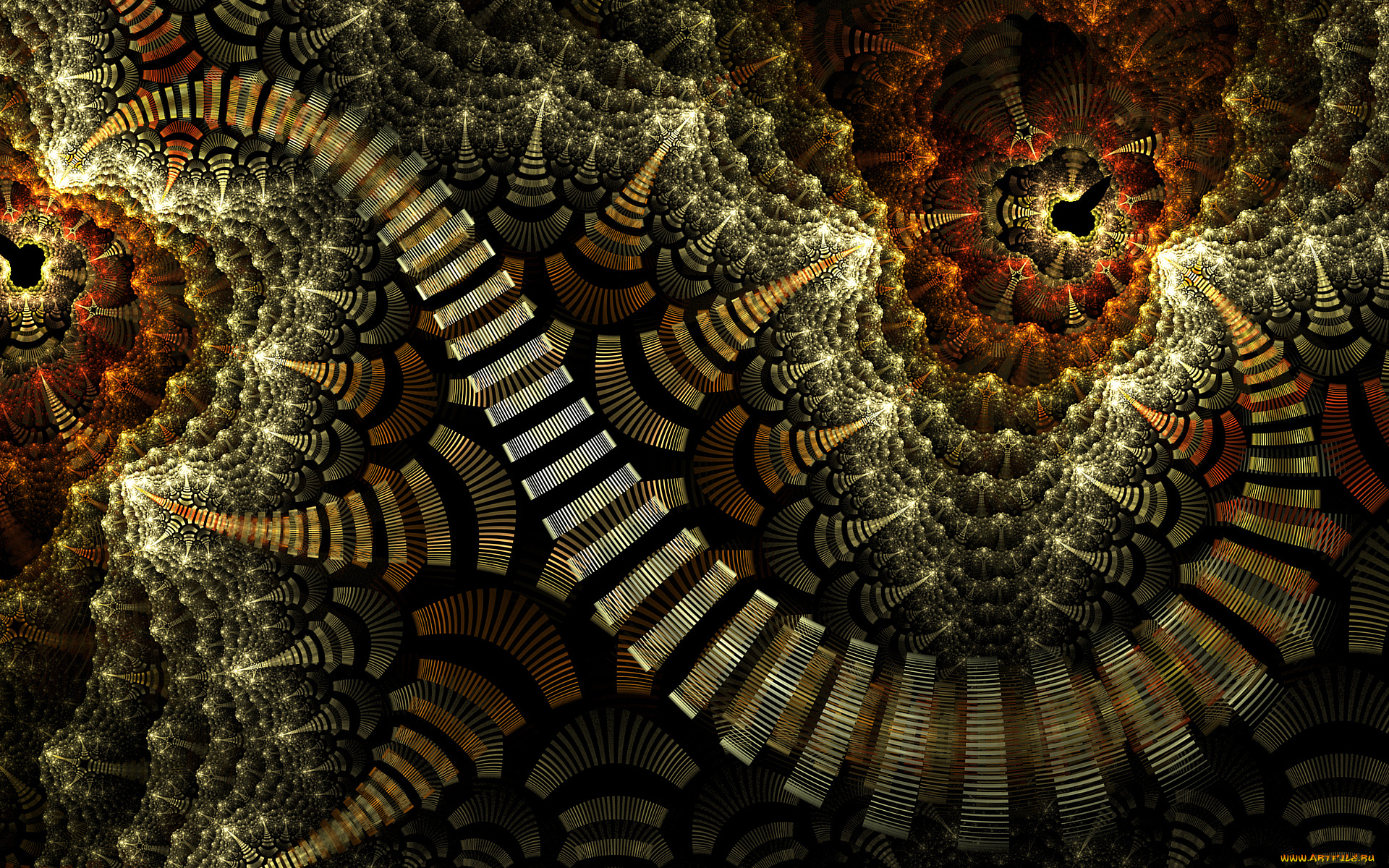 3д, графика, fractal, фракталы, узор, цвета, фон