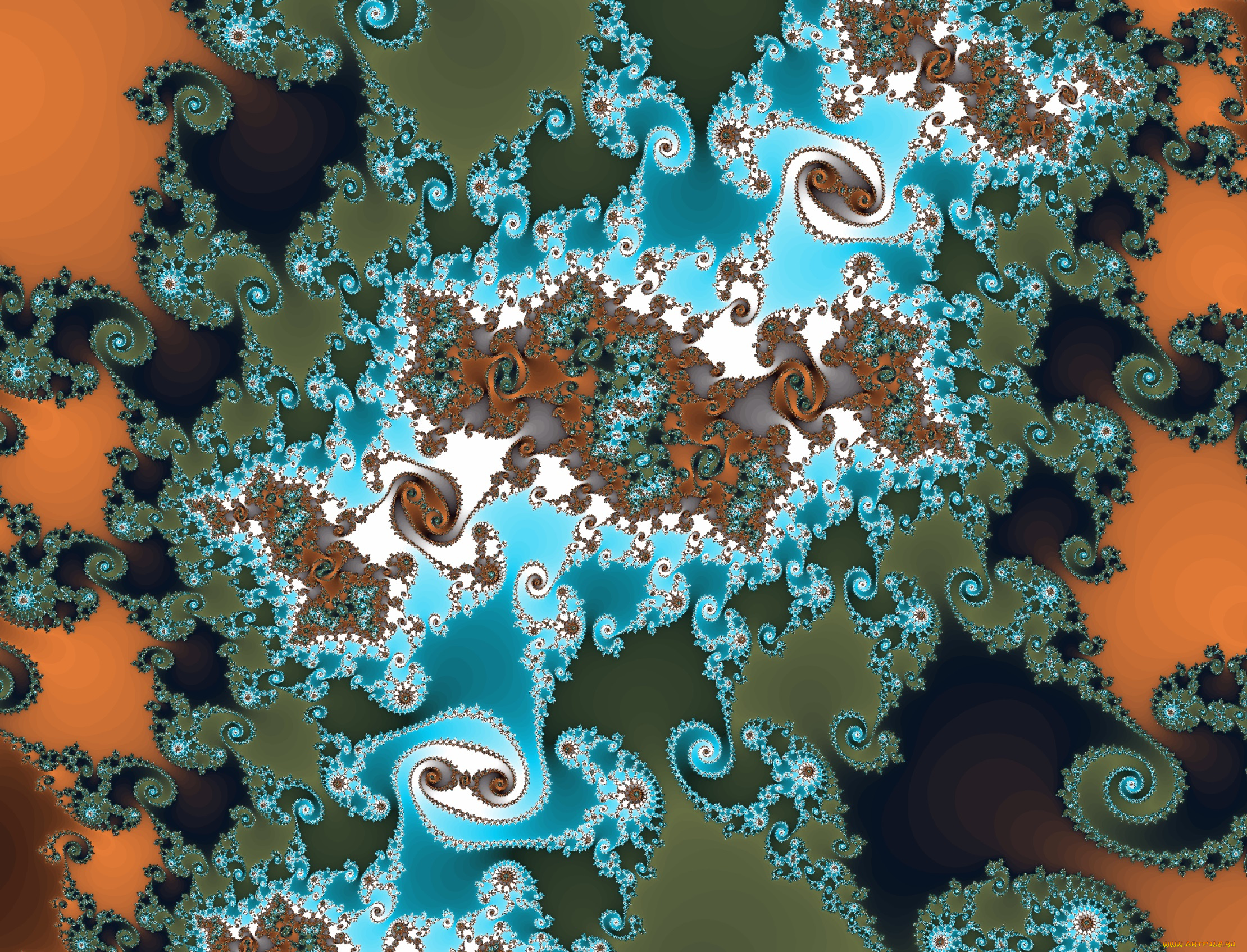 3д, графика, fractal, фракталы, узор, цвета, фон