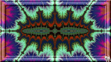 Картинка 3д графика fractal фракталы узор цвета фон