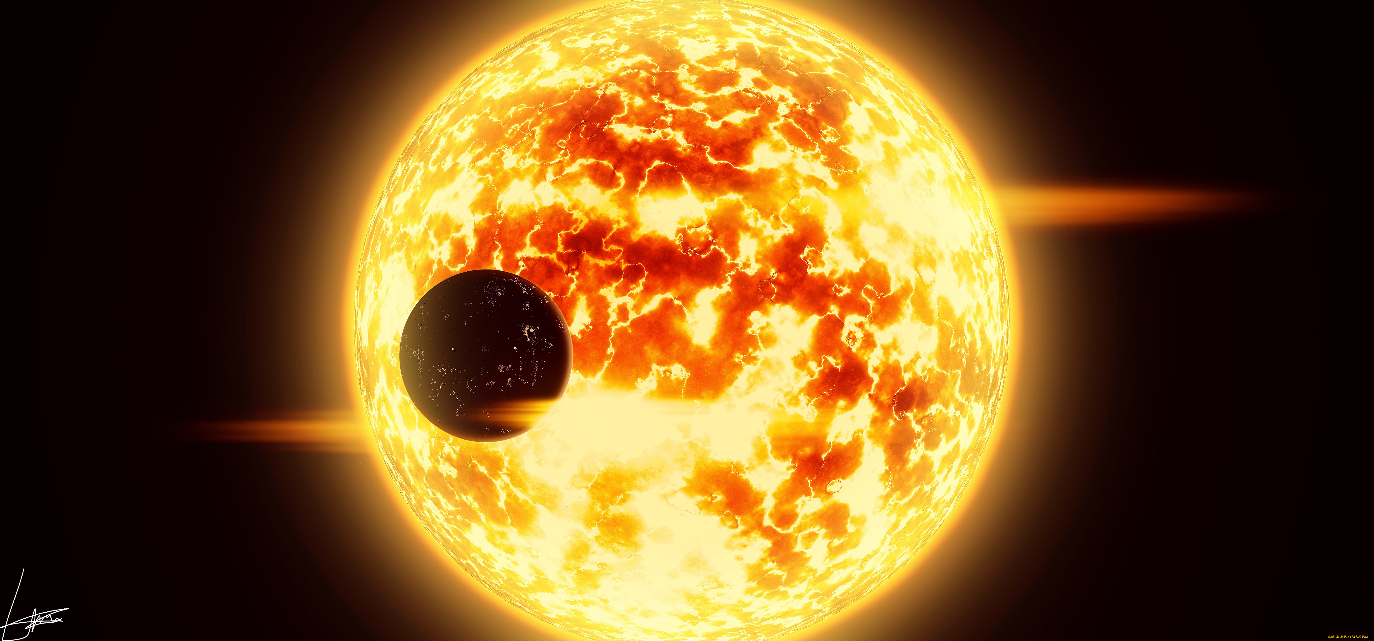 космос, арт, планеты