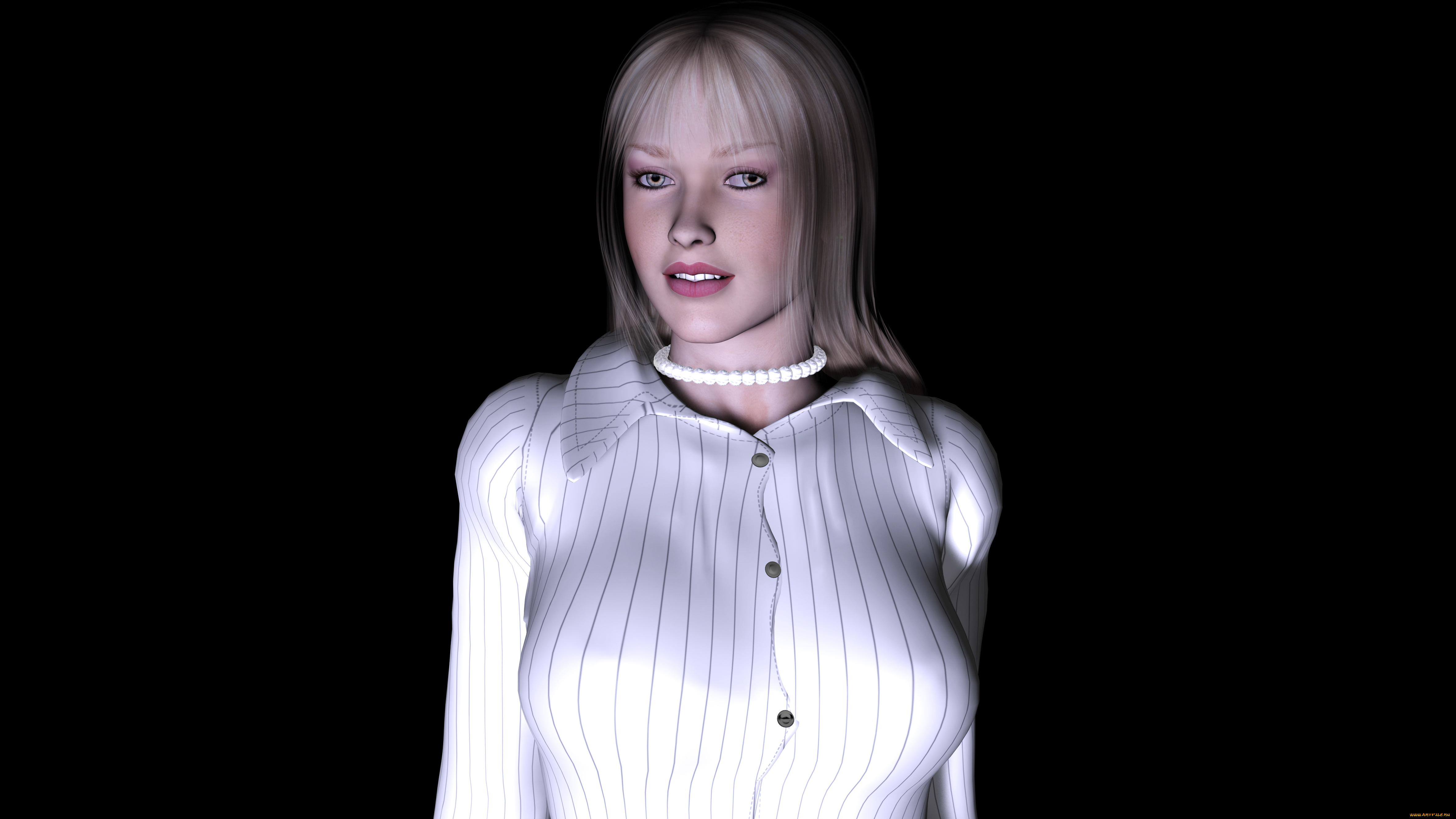 3д, графика, people, люди, девушка, кофточка