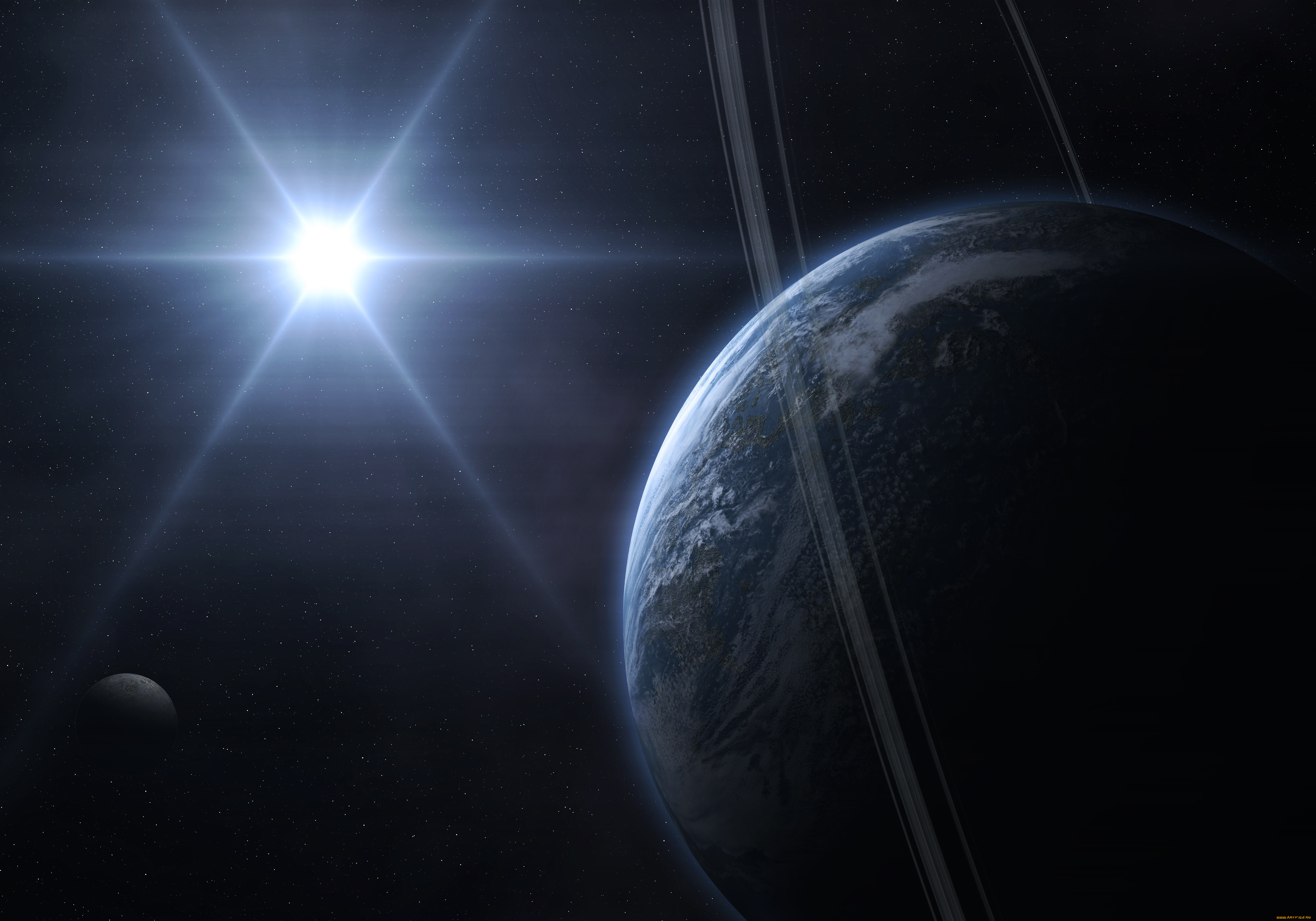 космос, арт, планеты