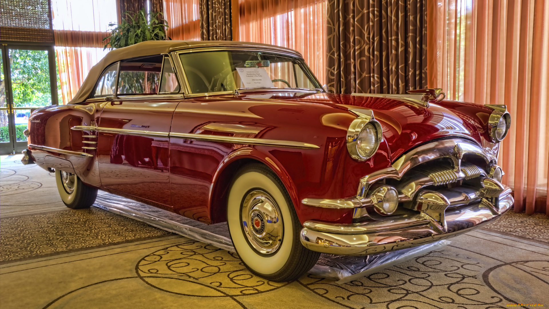 1954, packard, convertible, автомобили, выставки, и, уличные, фото, выставка, автошоу